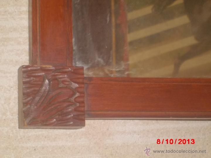 Antig&uuml;edades: ESPEJO ANTIGUO DE MADERA - Foto 4