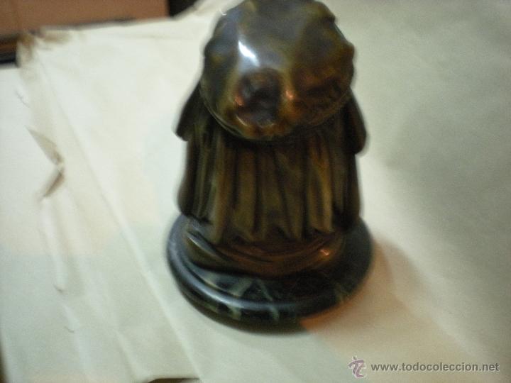 Antig&uuml;edades: TINTERO DE BRONCE, SIGLO XIX - Foto 4