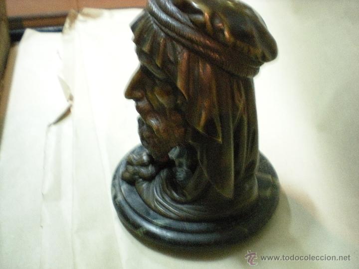 Antig&uuml;edades: TINTERO DE BRONCE, SIGLO XIX - Foto 5