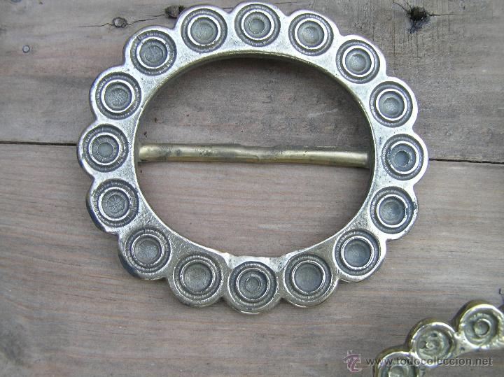 Antig&uuml;edades: HEBILLAS DE BRONCE - SXIX - LOTE DE 5. - Foto 3