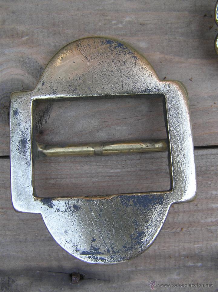 Antig&uuml;edades: HEBILLAS DE BRONCE - SXIX - LOTE DE 5. - Foto 5