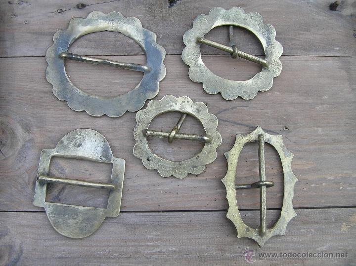 Antig&uuml;edades: HEBILLAS DE BRONCE - SXIX - LOTE DE 5. - Foto 10