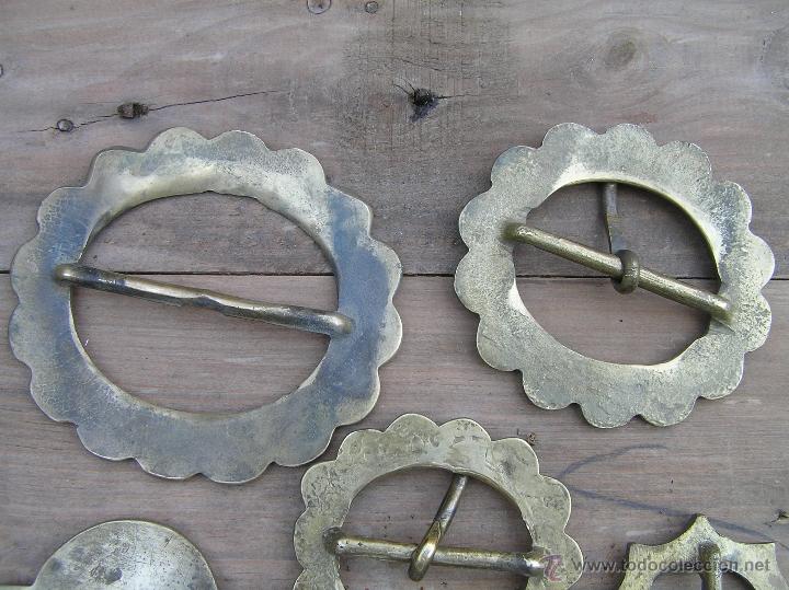 Antig&uuml;edades: HEBILLAS DE BRONCE - SXIX - LOTE DE 5. - Foto 11
