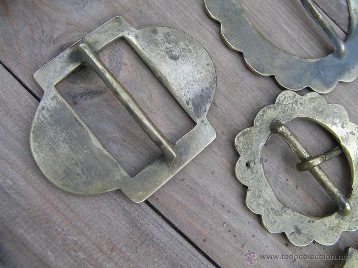 Antig&uuml;edades: HEBILLAS DE BRONCE - SXIX - LOTE DE 5. - Foto 12