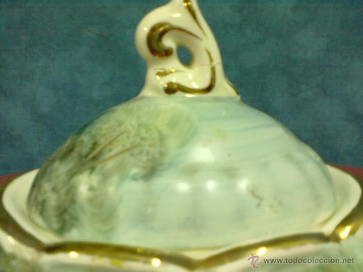 Antig&uuml;edades: SOPERA DE PORCELANA DECORADA AL OLEO. - Foto 6