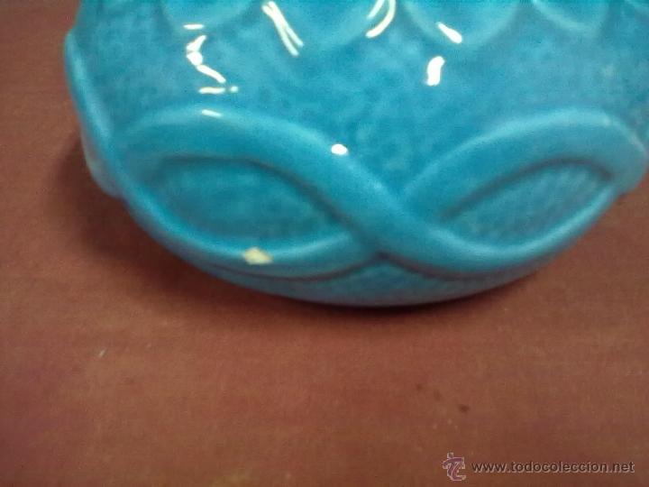 Antig&uuml;edades: MACETERO AZUL MANISES - Foto 2