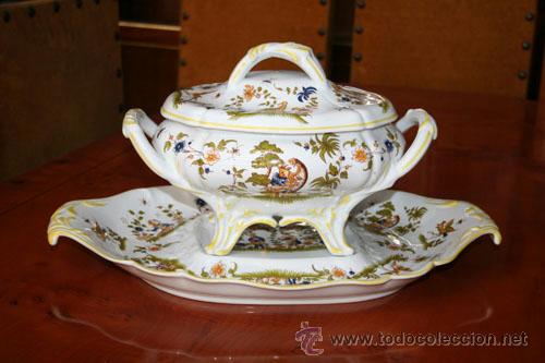 Antig&uuml;edades: SOPERA EN PORCELANA FRANCESA REF.5544 - Foto 1