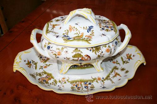Antig&uuml;edades: SOPERA EN PORCELANA FRANCESA REF.5544 - Foto 2