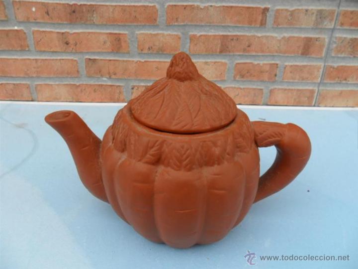 Antig&uuml;edades: peque&ntilde;a tetera de terracota - Foto 1