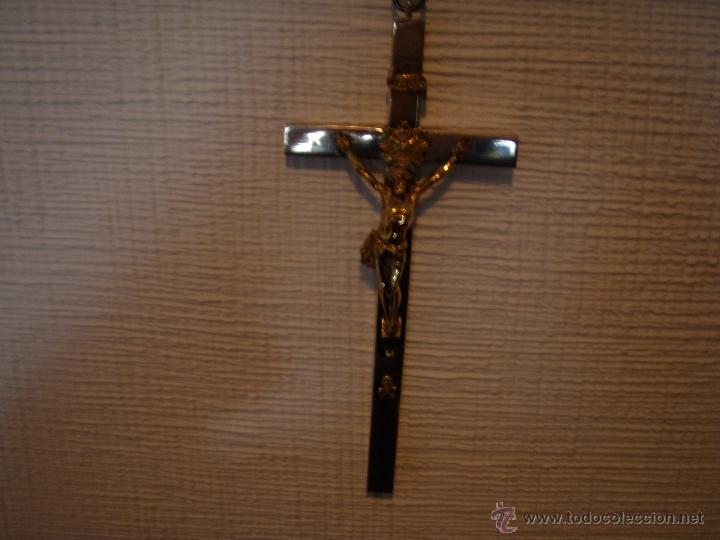 Antig&uuml;edades: Crucifijo de bronce. - Foto 7