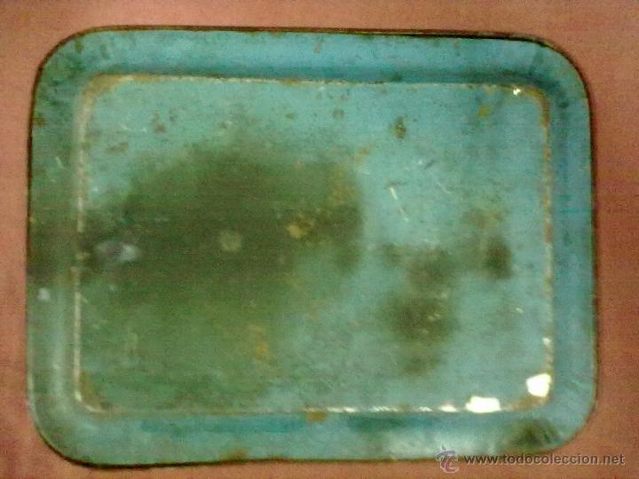Antig&uuml;edades: BANDEJA CHAPA PAVO SOBRE 1900 - Foto 3