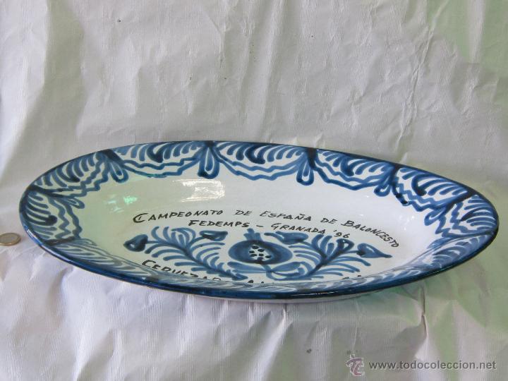 Antig&uuml;edades: FUENTE EN CERAMICA GRABADA - Foto 2