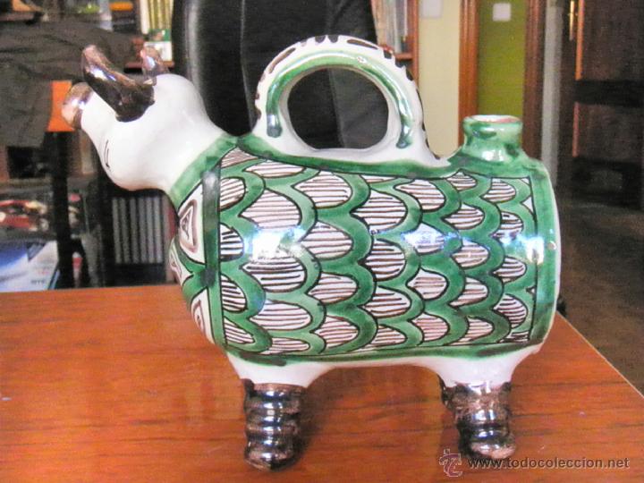 Antig&uuml;edades: BOTIJO VACA TORO DOMINGO PUNTER TERUEL - Foto 2