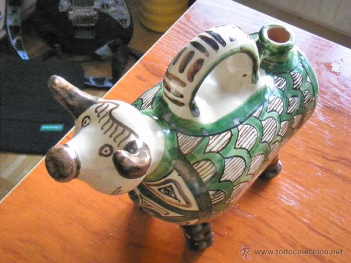 Antig&uuml;edades: BOTIJO VACA TORO DOMINGO PUNTER TERUEL - Foto 4