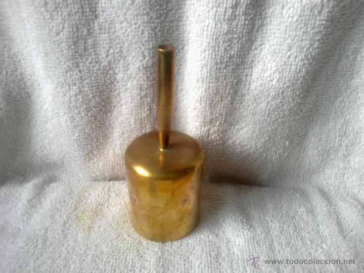 Antig&uuml;edades: ANTIGUA CAMPANA DE BRONCE MIDE 11 CMS DE LARGO - Foto 1