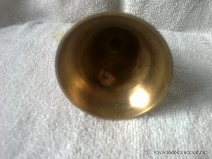 Antig&uuml;edades: ANTIGUA CAMPANA DE BRONCE MIDE 14 CMS DE LARGO - Foto 2