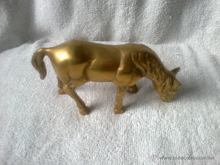 Antig&uuml;edades: ANTIGUO CABALLO DE BRONCE MIDE 13 CMS DE LARGO Y 7 CMS DE ALTO - Foto 1