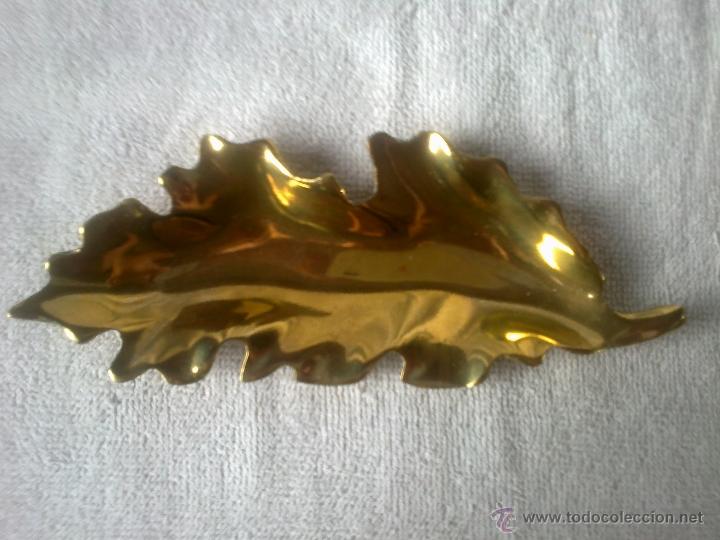 Antig&uuml;edades: ANTIGUA HOJA DE BRONCE MIDE 19 CMS DE LARGO - Foto 1