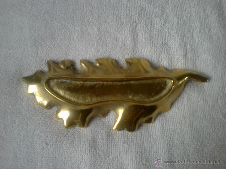 Antig&uuml;edades: ANTIGUA HOJA DE BRONCE MIDE 19 CMS DE LARGO - Foto 2