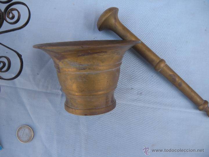 Antig&uuml;edades: ALMIREZ CON SOPORTE A LA PARED EN HIERRO FORJADO - Foto 2