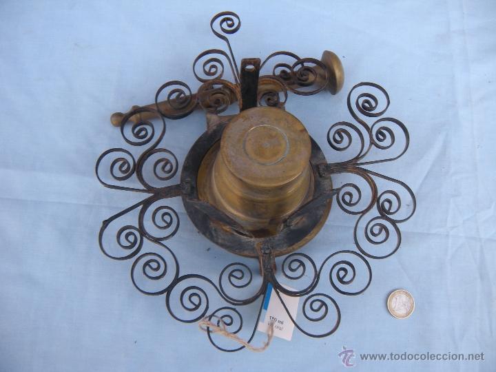 Antig&uuml;edades: ALMIREZ CON SOPORTE A LA PARED EN HIERRO FORJADO - Foto 3