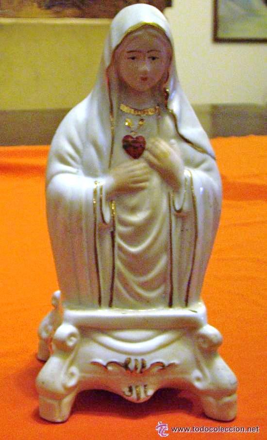 Antig&uuml;edades: VIRGEN DE BISCUIT - Foto 2