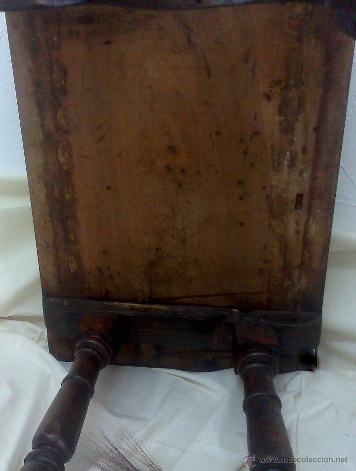 Antig&uuml;edades: MESA MADERA S. XIX. TABLERO RECTANGULAR EN NOGAL Y PATAS TORNEADAS. - Foto 18