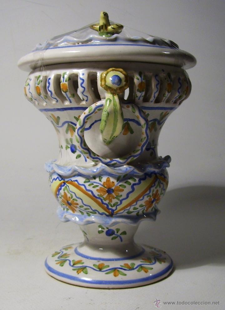 Antig&uuml;edades: BOMBONERA CERAMICA DE MANISES - Foto 7