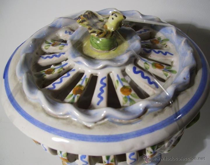 Antig&uuml;edades: BOMBONERA CERAMICA DE MANISES - Foto 8