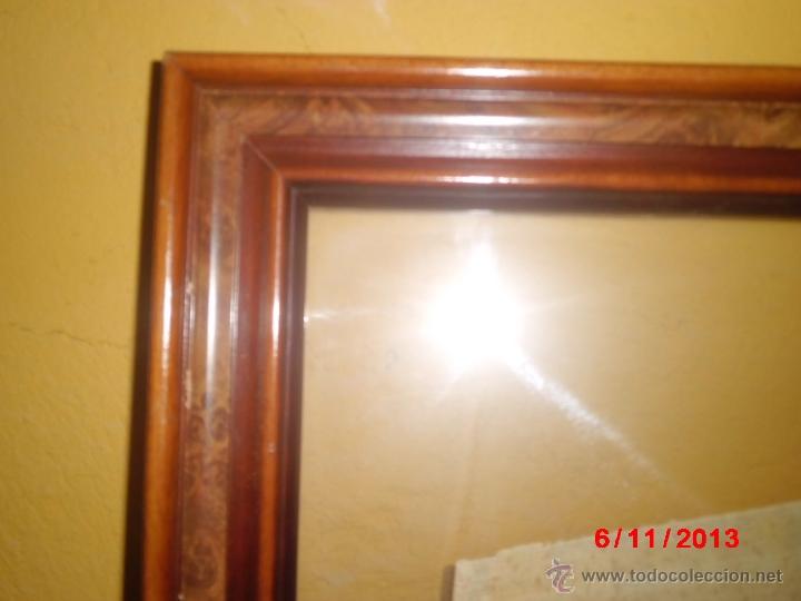Antig&uuml;edades: CUADRO DE PAPIRO EJIPCIO ORIGINAL CON CERTIFICADO EN LA PARTE TRASERA. - Foto 3