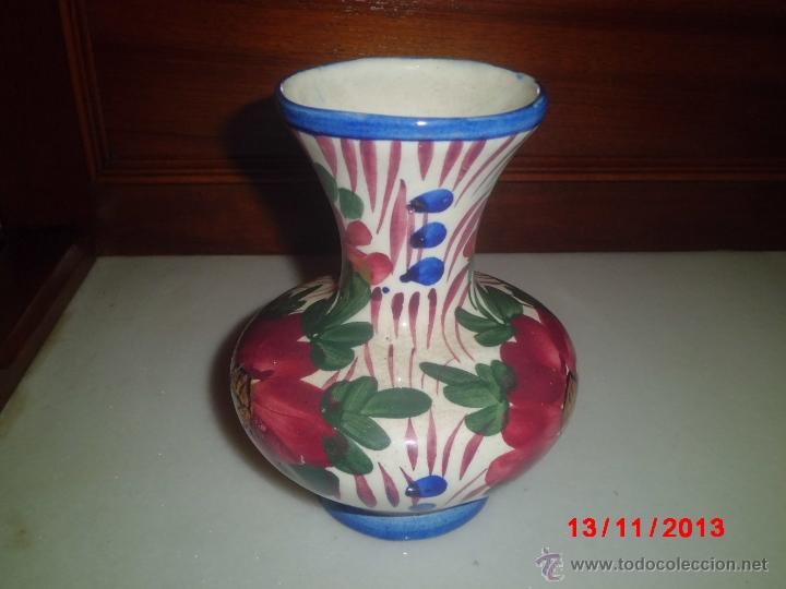 Antig&uuml;edades: JARRON DE CERAMICA VIDRIADA DE MANISES - Foto 2