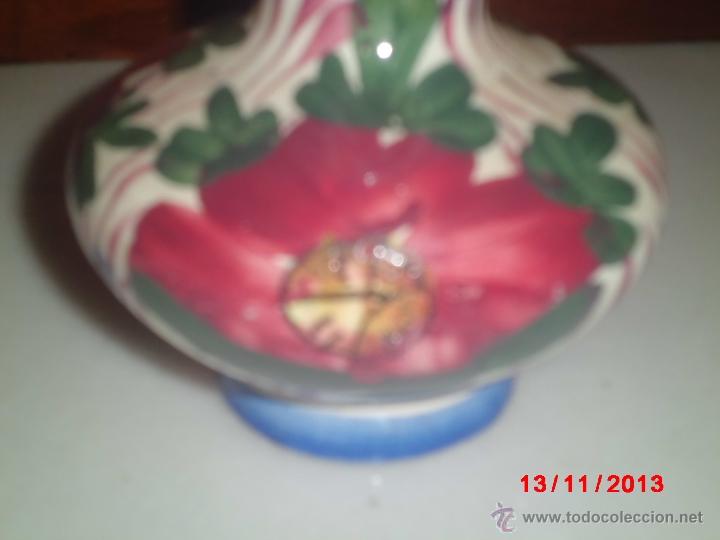 Antig&uuml;edades: JARRON DE CERAMICA VIDRIADA DE MANISES - Foto 3