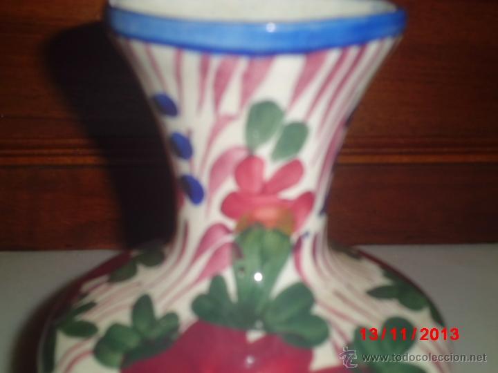 Antig&uuml;edades: JARRON DE CERAMICA VIDRIADA DE MANISES - Foto 4