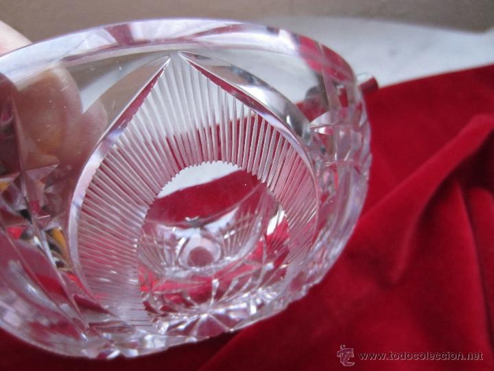 Antig&uuml;edades: cenicero de cristal tallado - Foto 2