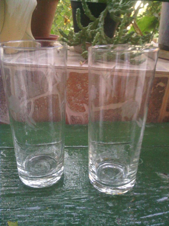 Oggetti Antichi: antiguo dos vasos con precioso tallado