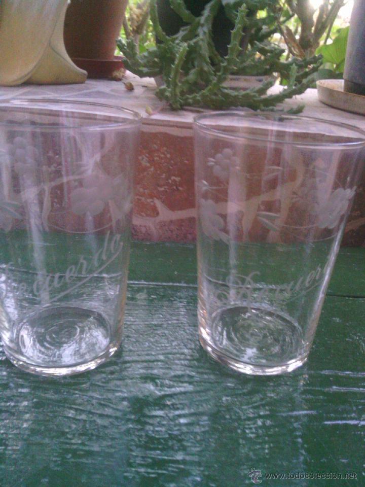 Oggetti Antichi: antiguo dos vasos con precioso tallado