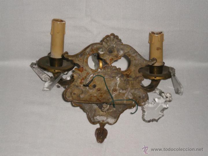 Antig&uuml;edades: PAREJA DE MAGNIFICOS APLIQUES - Foto 3