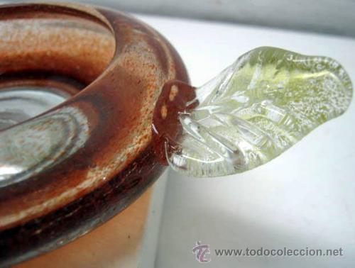 Antig&uuml;edades: LUCERNA - LAMPARA DE ACEITE - CRISTAL DE MURANO - Foto 3
