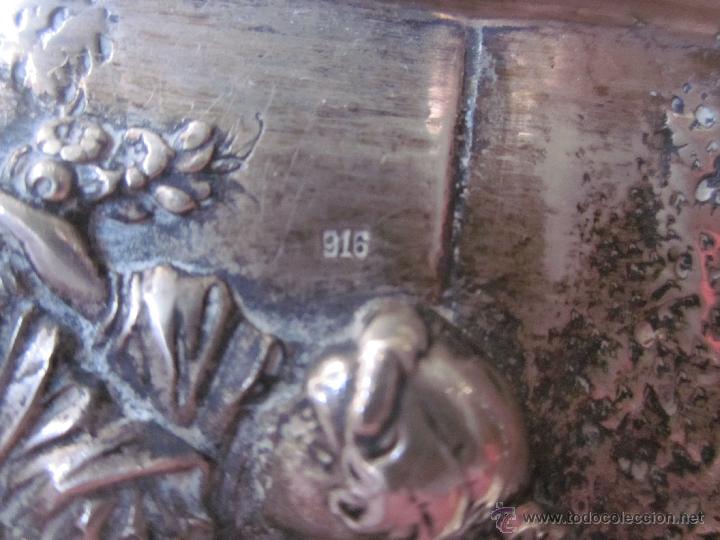 Antig&uuml;edades: BANDEJA DE PLATA DE LEY 916 - Foto 3