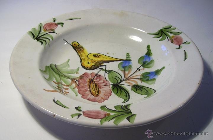Antig&uuml;edades: PLATO  CERAMICA  DE  MANISES - Foto 3