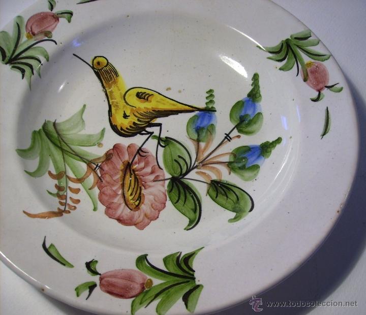 Antig&uuml;edades: PLATO  CERAMICA  DE  MANISES - Foto 6