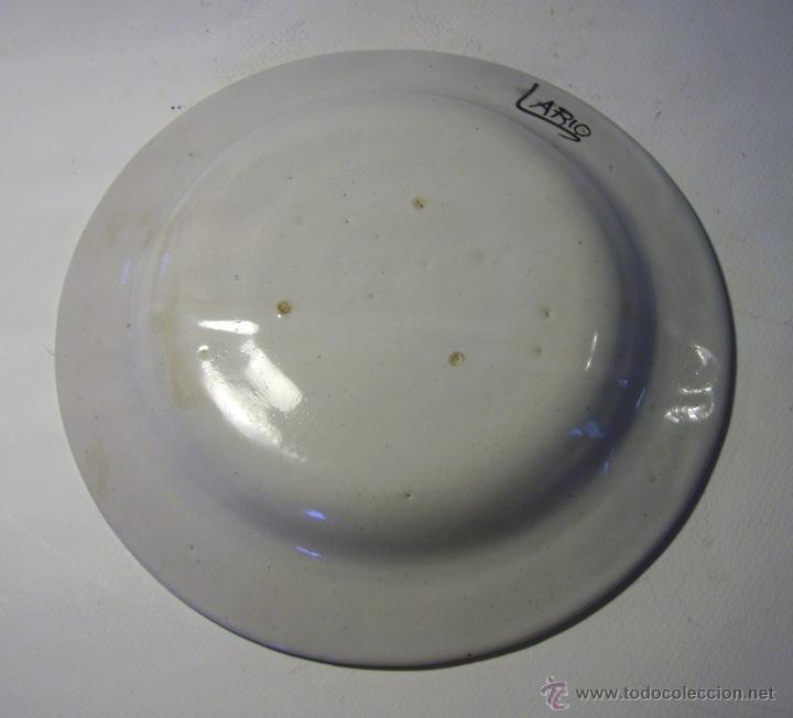 Antig&uuml;edades: PLATO  CERAMICA  DE  MANISES - Foto 7