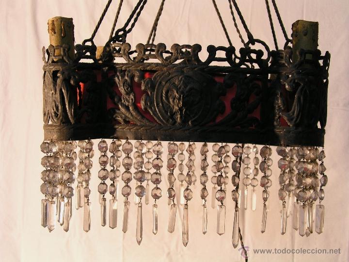Antig&uuml;edades: LAMPARA CASTILLO A&Ntilde;O 1930 - Foto 11