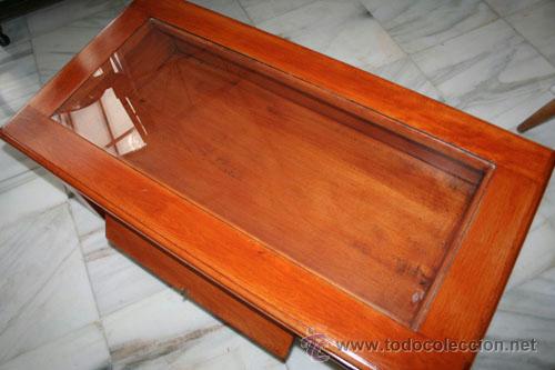 Antig&uuml;edades: MESA DE CENTRO,ROBLE REF.5572 - Foto 4