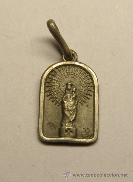 Antig&uuml;edades: Medalla religiosa de la Virgen del Pilar. - Foto 1