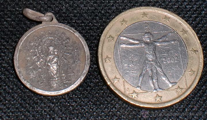 Antig&uuml;edades: Medalla virgen del pilar en plata - Foto 1