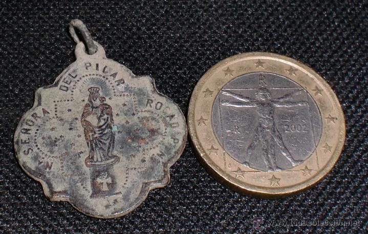 Antig&uuml;edades: Medalla virgen del pilar 1930 - Foto 1