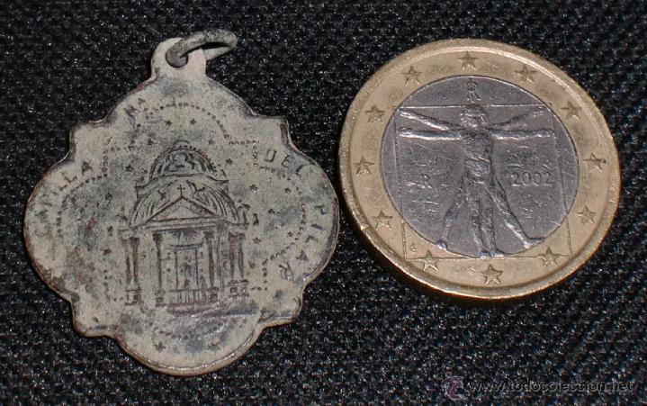 Antig&uuml;edades: Medalla virgen del pilar 1930 - Foto 2