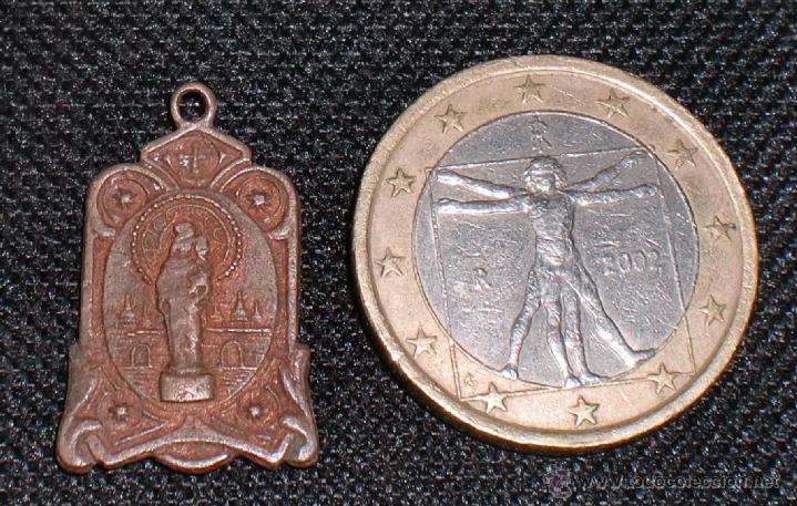 Antig&uuml;edades: Medalla virgen del pilar 1930 - Foto 1