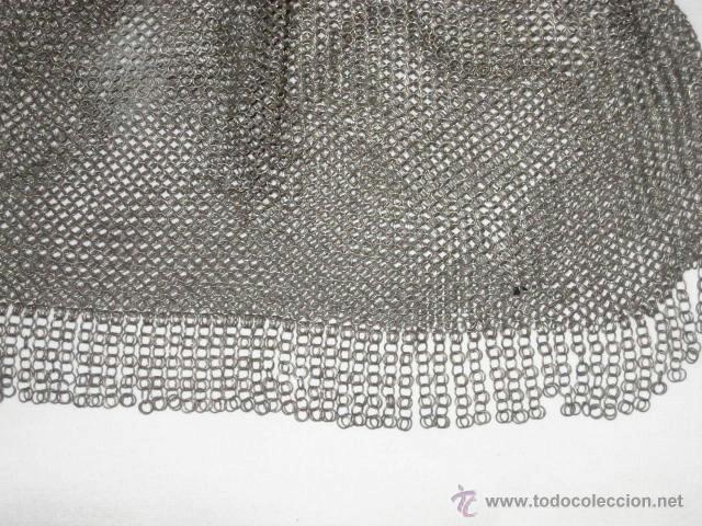 Antig&uuml;edades: ANTIGUO BOLSO DE MALLA EN PLATA 800 - - Foto 4
